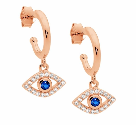 Evil Eye Drop Earrings - 3 colours