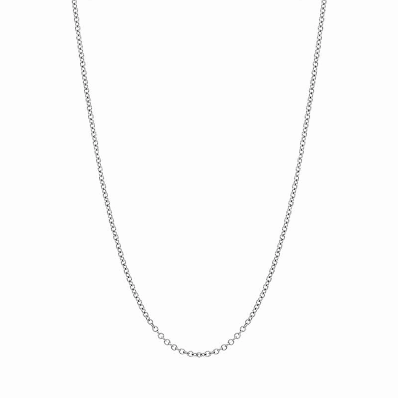 Faberge 18ct White Gold 1.3mm 50cm Trace Chain