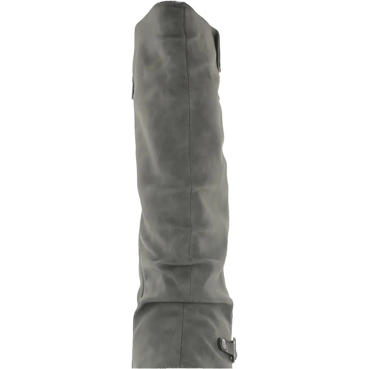 Fabrizia Womens Faux Leather Faux Fur Lined Mid-Calf Boots