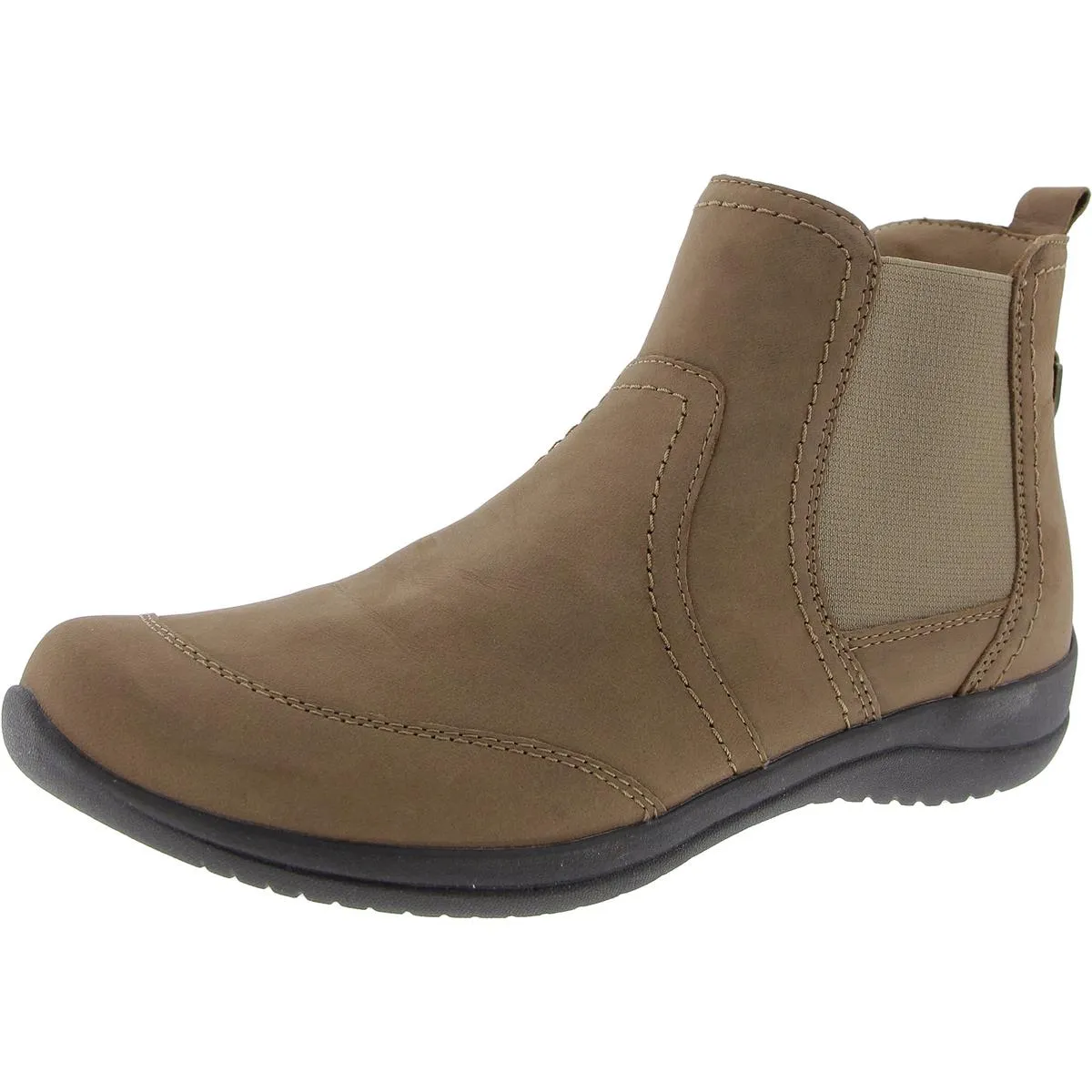 Faine Womens Faux Leather Pull On Booties
