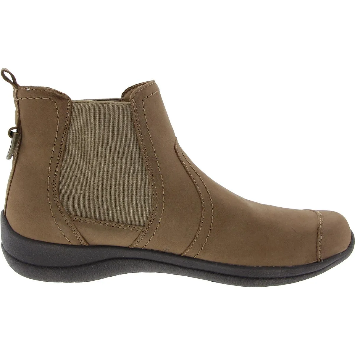 Faine Womens Faux Leather Pull On Booties