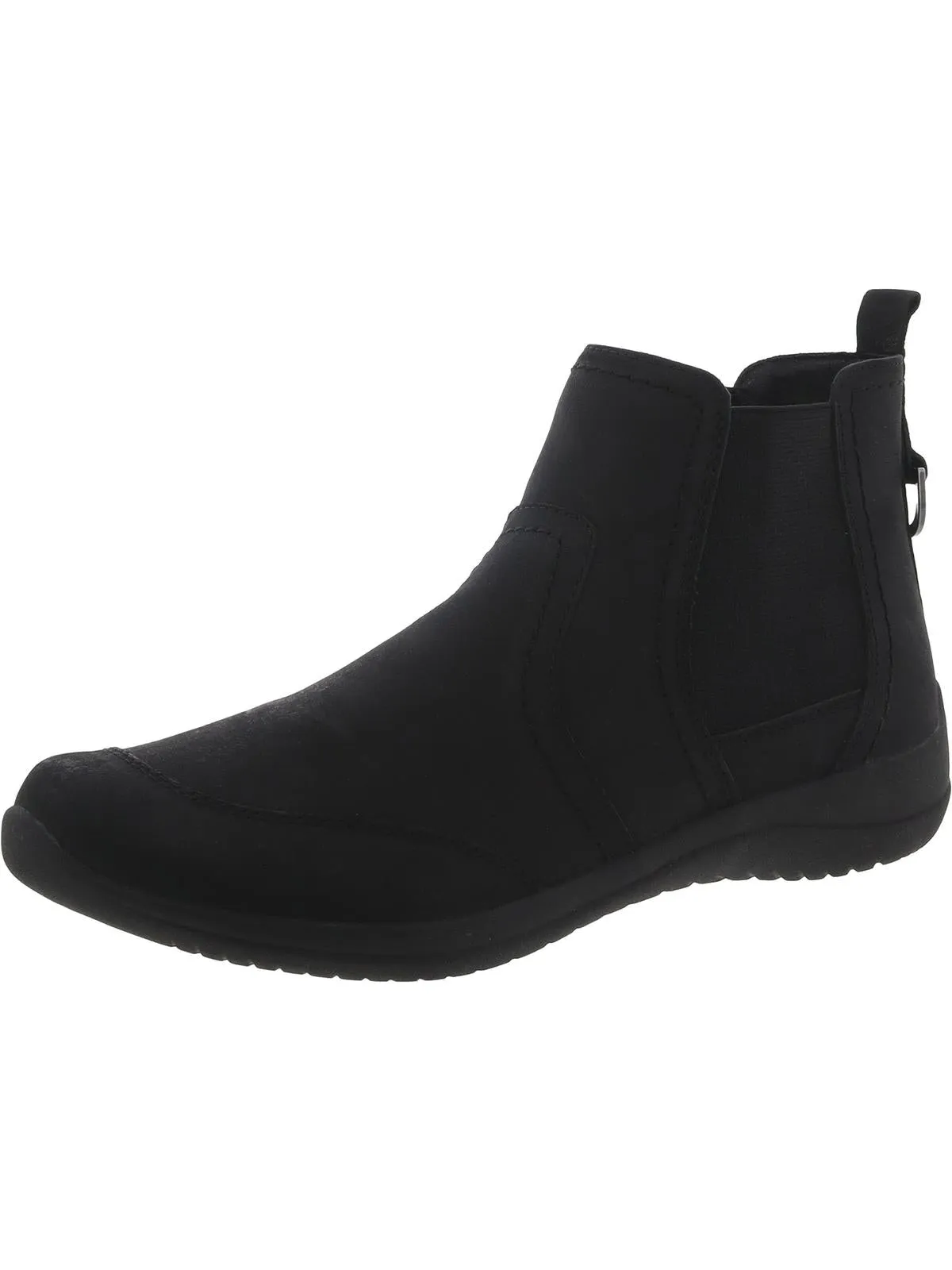 Faine Womens Faux Leather Pull On Booties