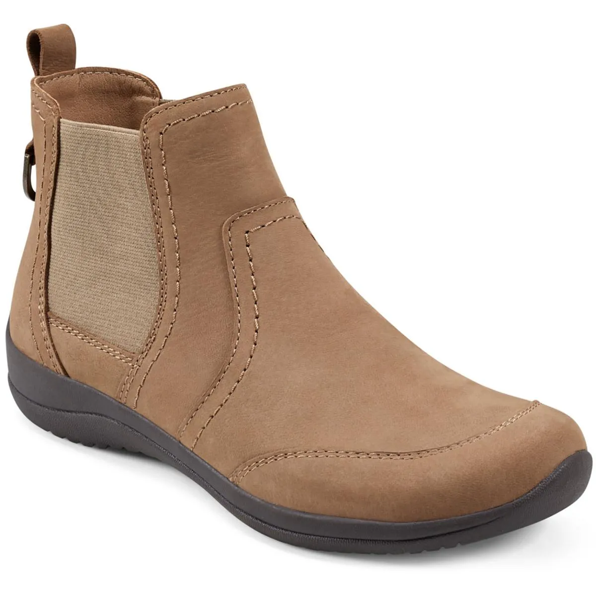 Faine Womens Faux Leather Pull On Booties