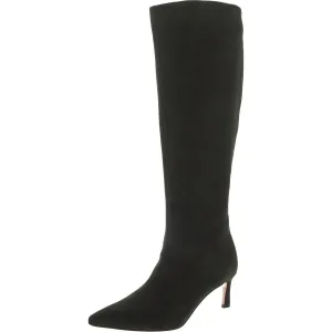 Falencia Womens Suede Pointed Toe Knee-High Boots