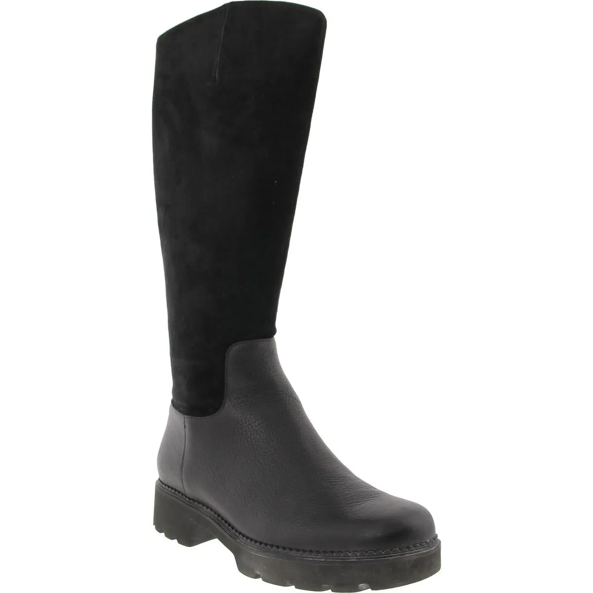Fallbrook Womens Stretch Suede Knee-High Boots
