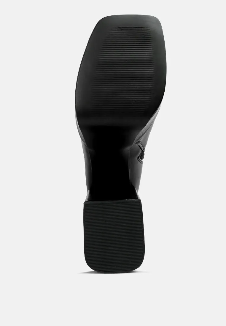 fanning platform long boots