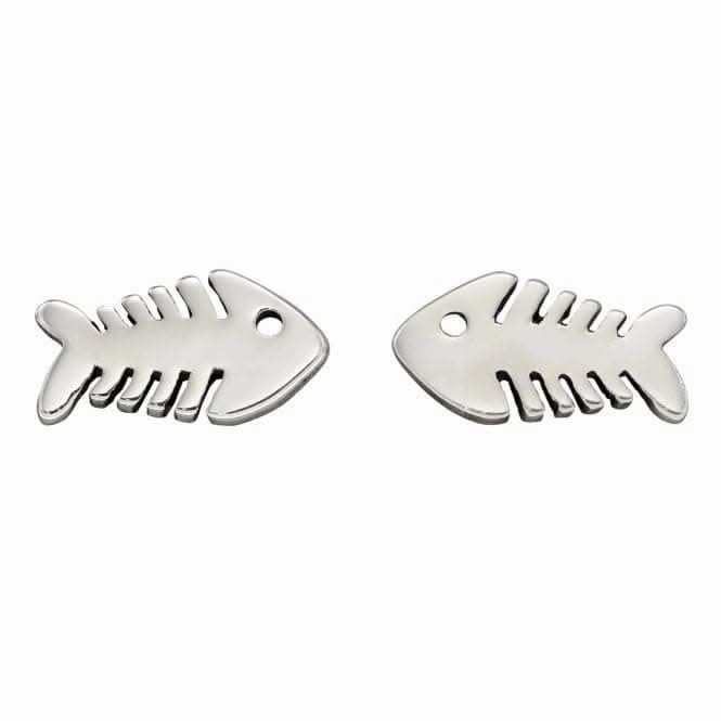 Fish Bone Stud Earrings A2073