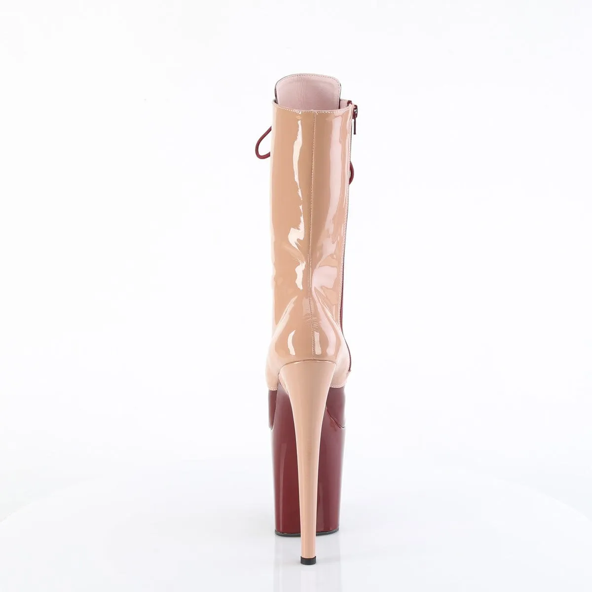 FLAMINGO-1054DC Blush-Burgundy Patent/Blush Burgundy