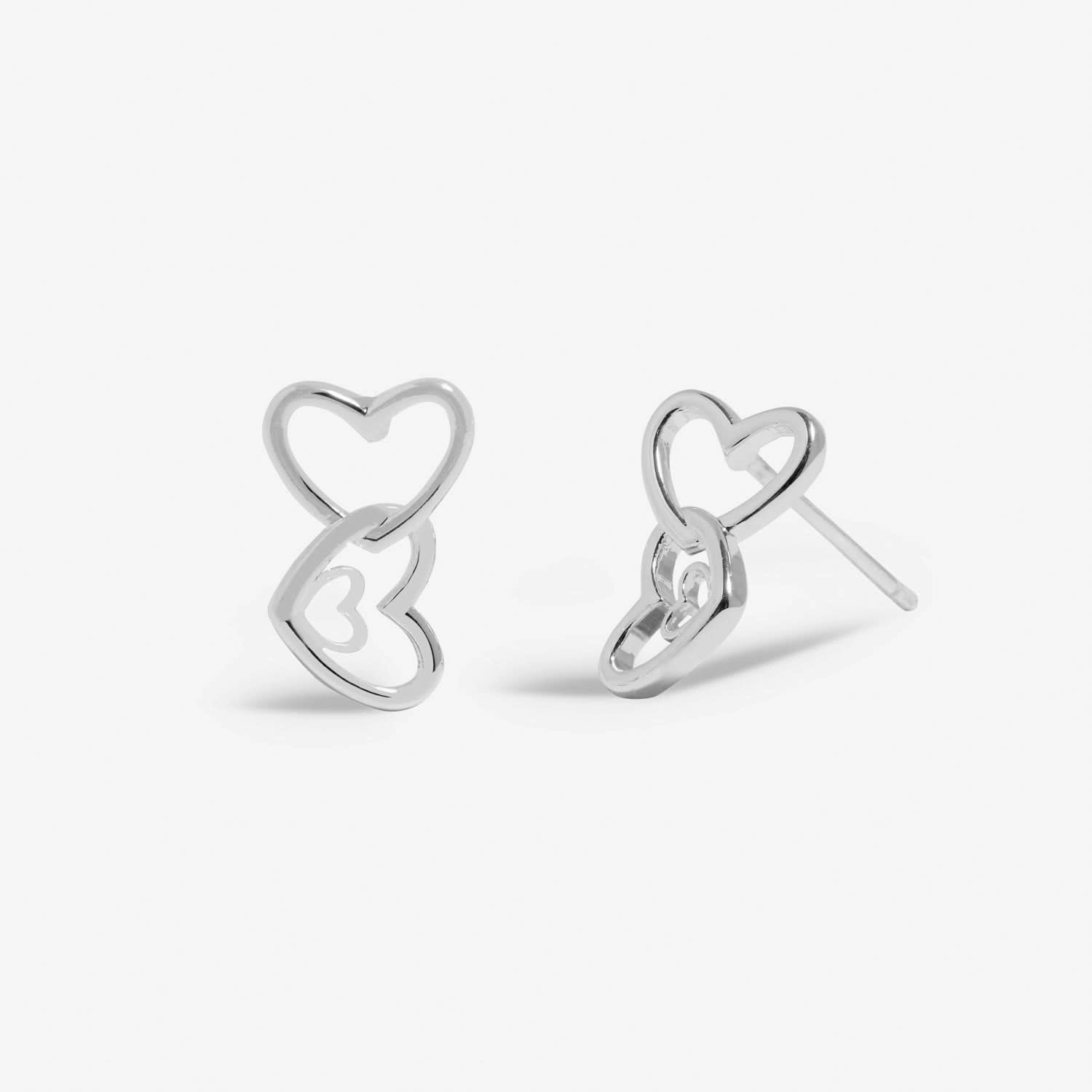 Forever Yours Happy 21st Birthday Silver Plated Earrings 7512