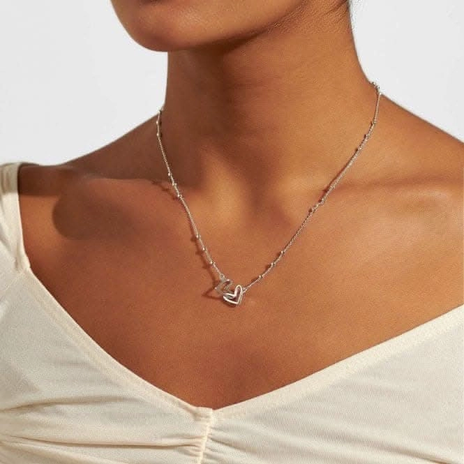 Forever Yours Happy Birthday Silver Plated 46cm   5cm Necklace 6710