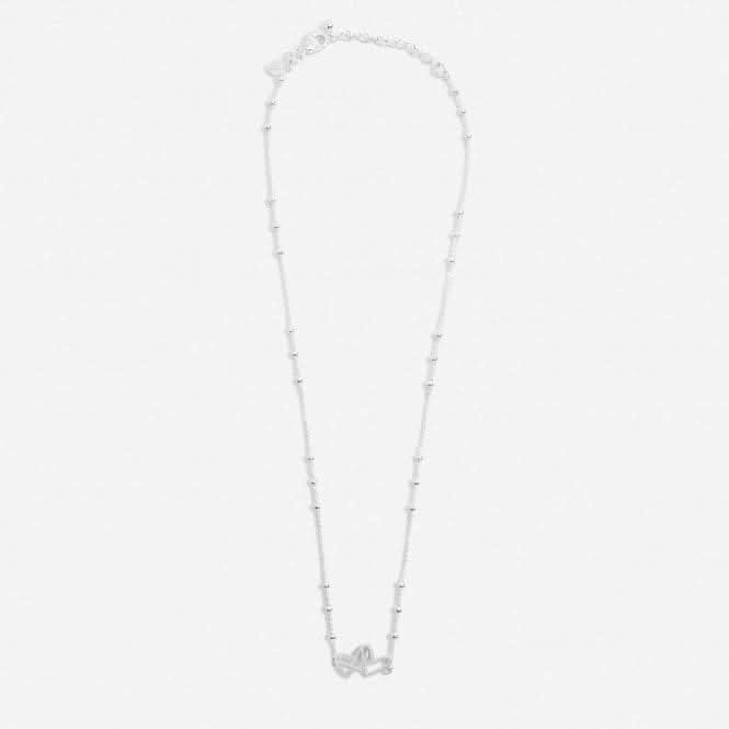Forever Yours Happy Birthday Silver Plated 46cm   5cm Necklace 6710