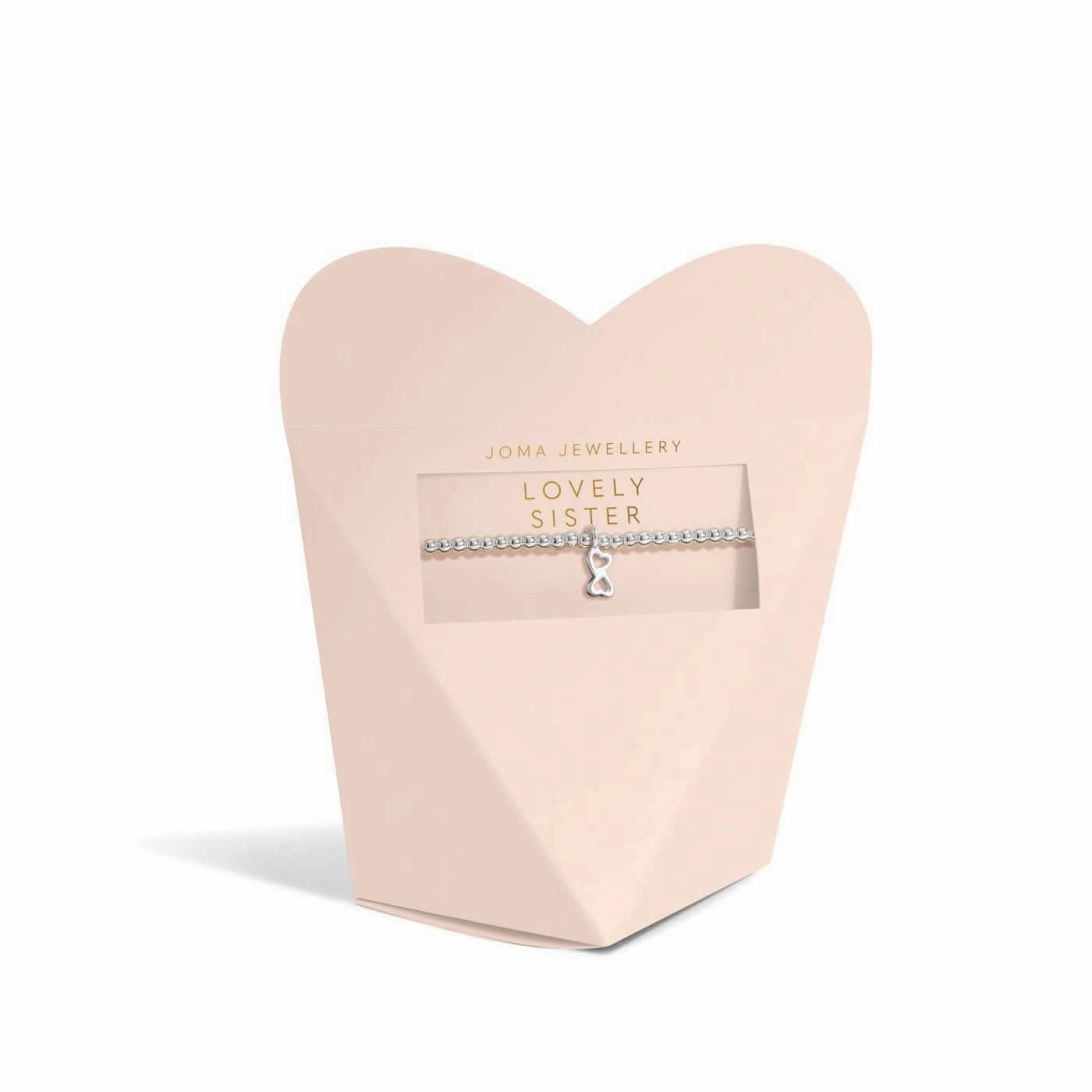From the Heart Gift Box Lovely Sister Silver Plated Bracelet 8176