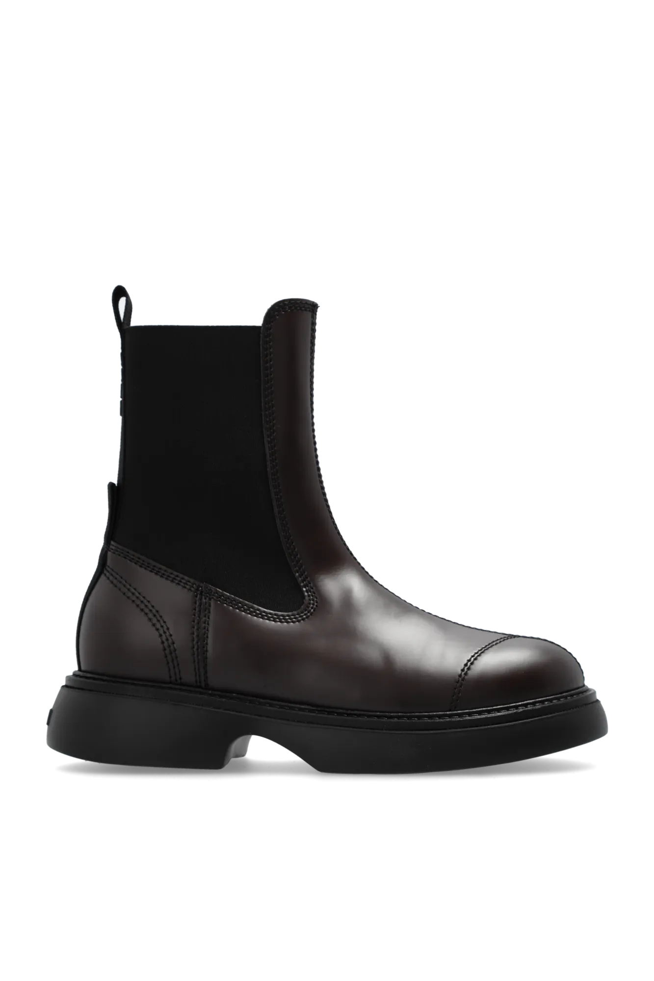 Ganni Chelsea Boots With Logo