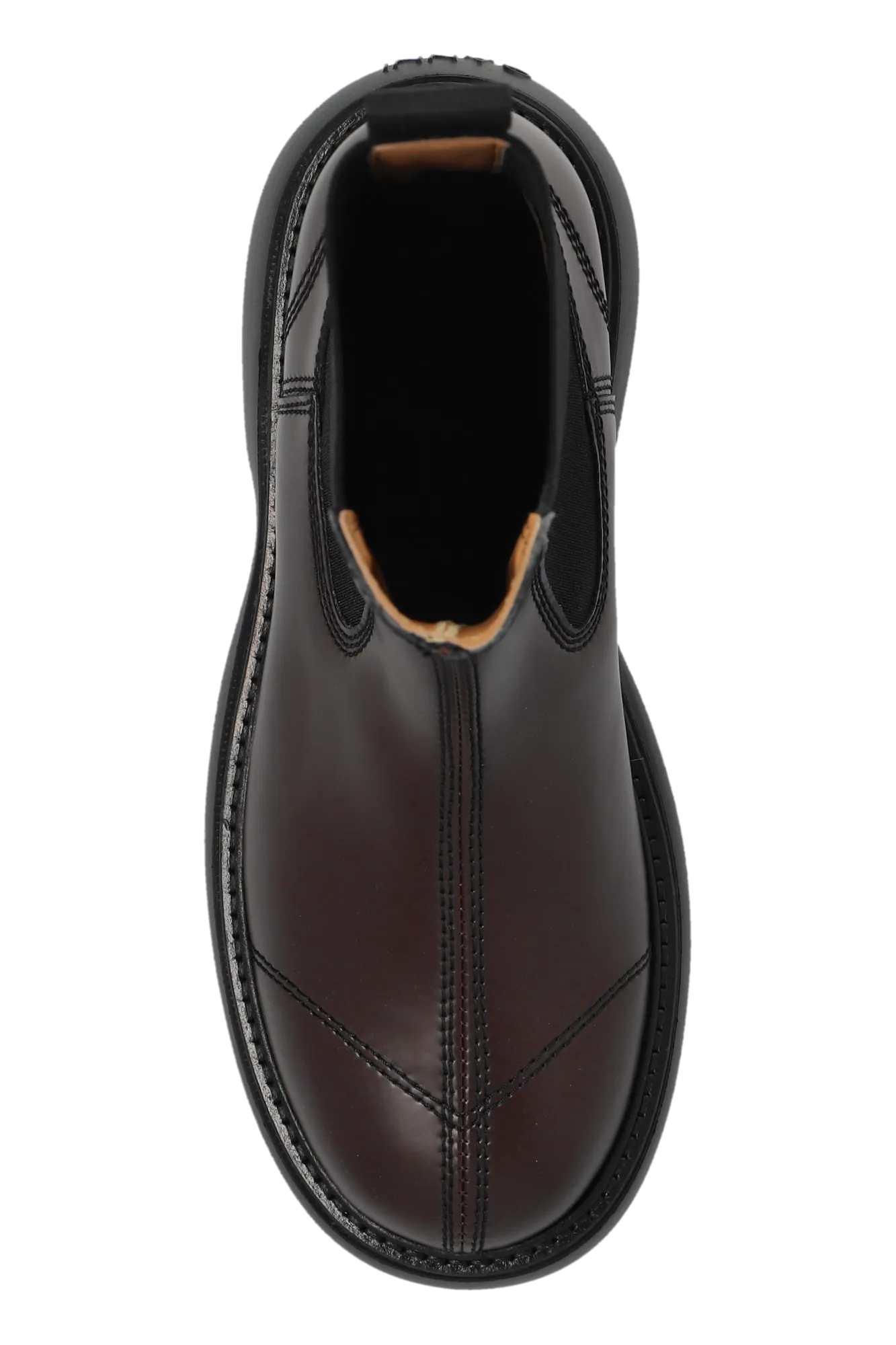 Ganni Chelsea Boots With Logo