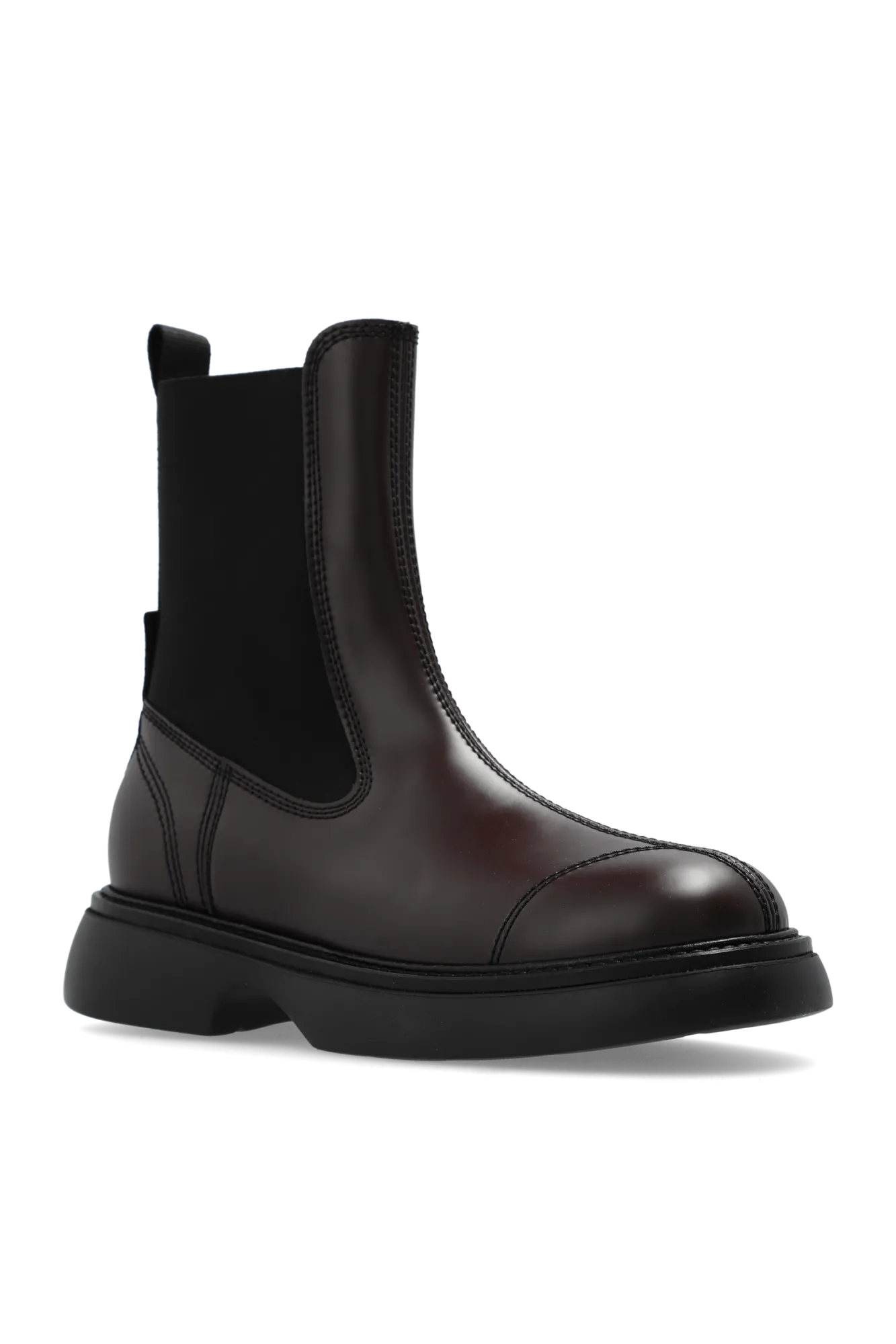 Ganni Chelsea Boots With Logo