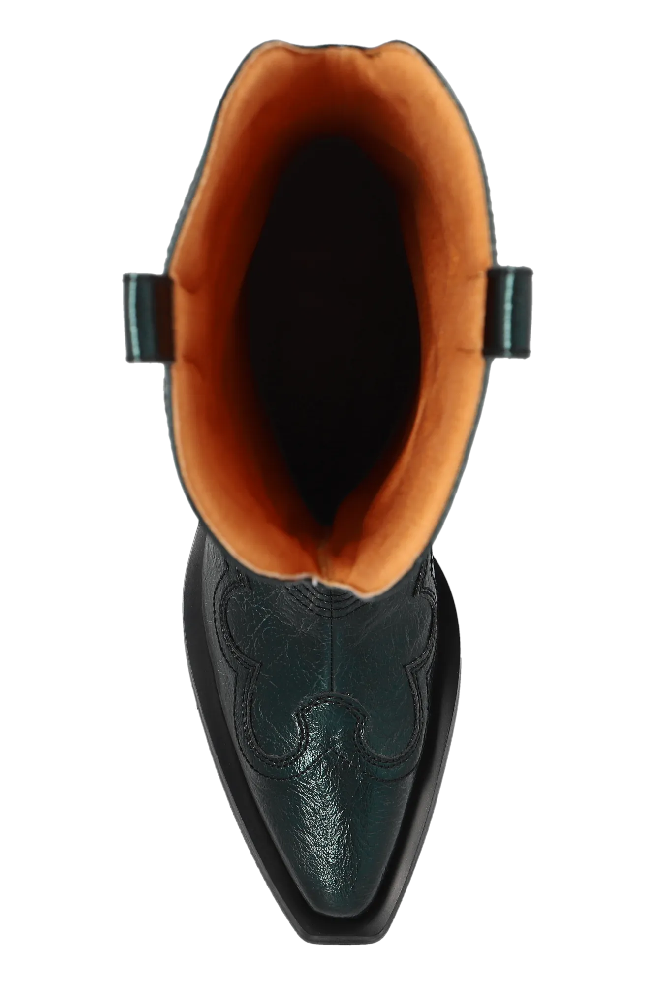 Ganni Cowboy Boots With Pattern
