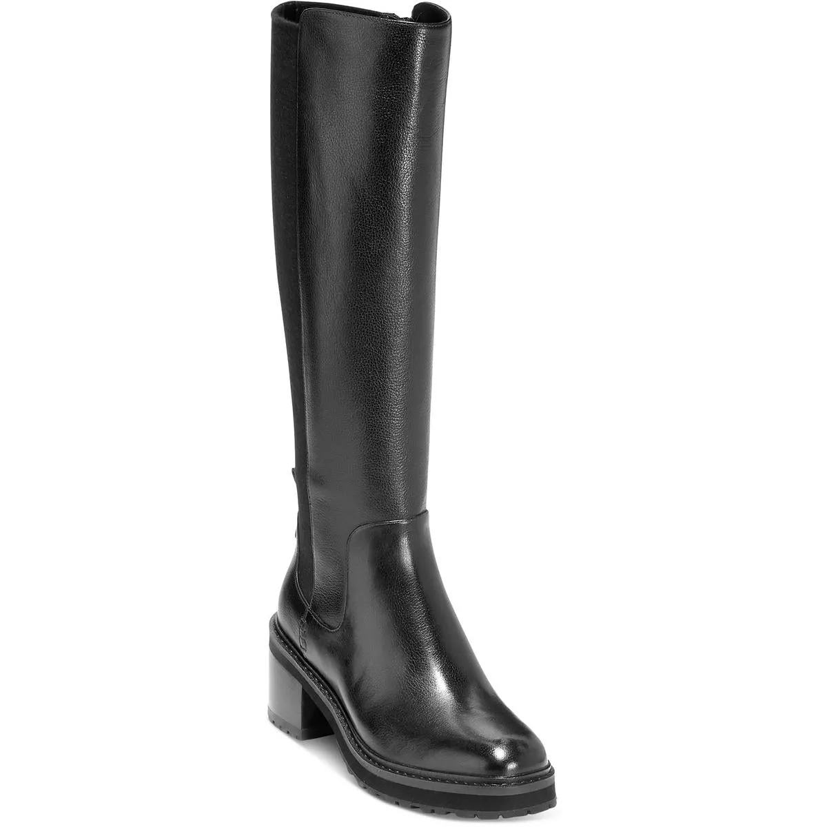 GEMA Womens Zipper Manmade Knee-High Boots