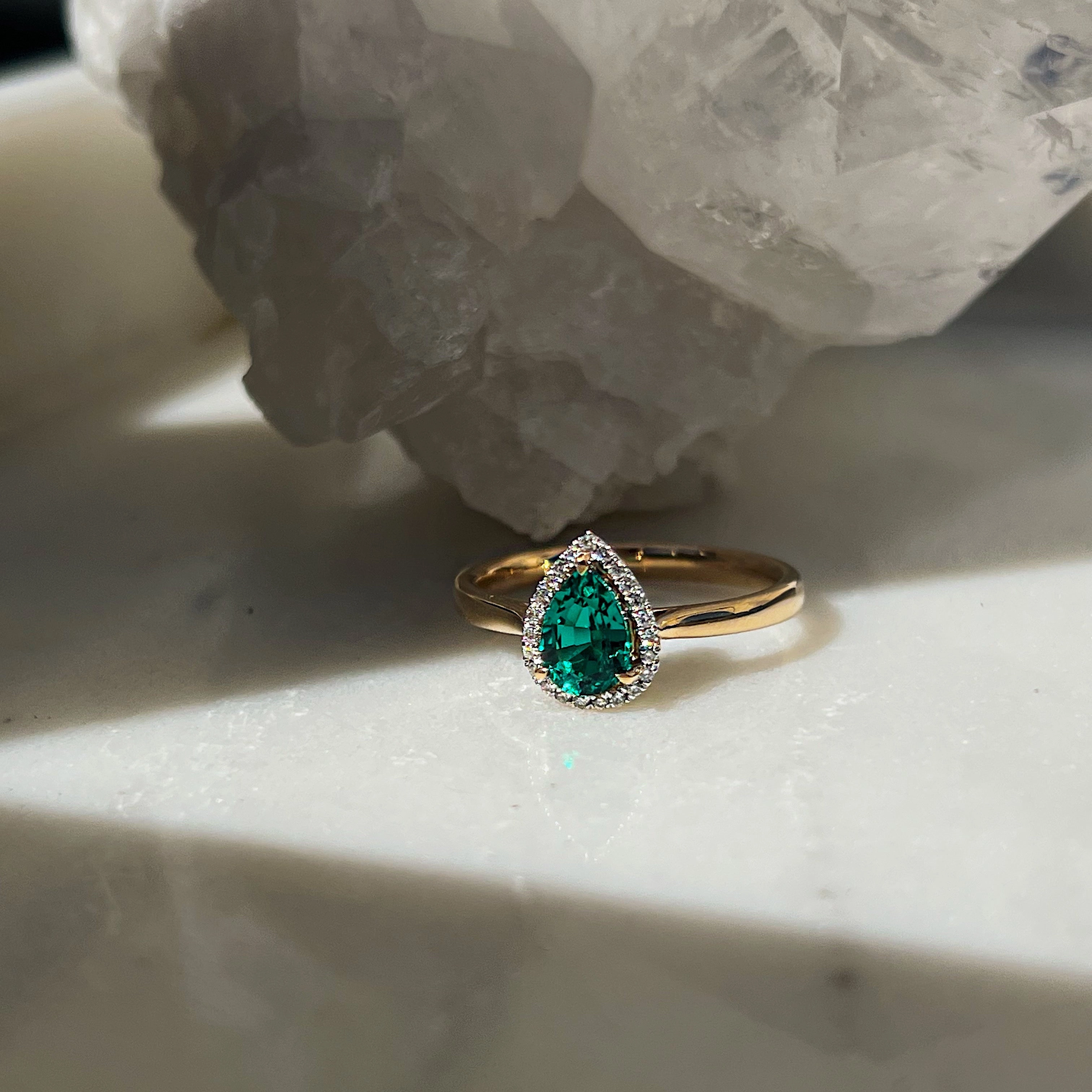 Genevieve Emerald Ring