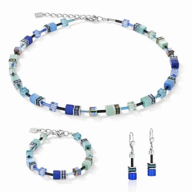 GeoCUBE Blue-Green Bracelet 2838/30-0705