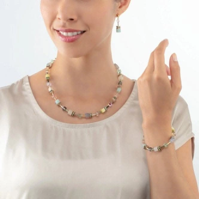 GeoCUBE Iconic Precious Multicolour Gentle Necklace 4905/10-1576