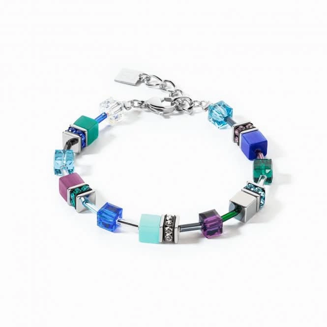 GeoCUBE Iconic Turquoise Lilac Bracelet 2838/30-0608