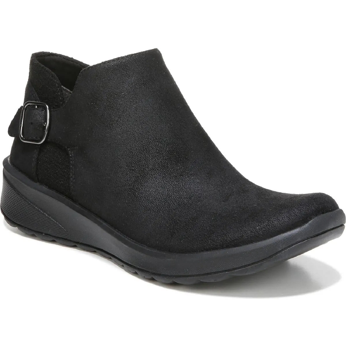 Get Going  Womens Zipper Faux Leather Shooties