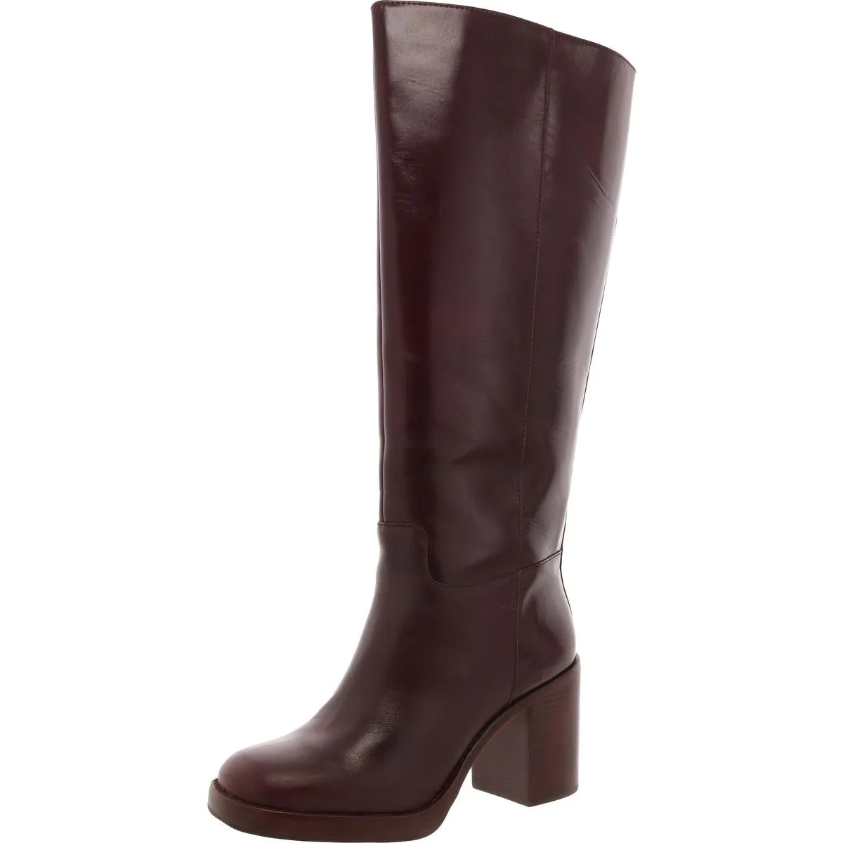 Gibi 4 Womens Extra Wide Calf Leather Knee-High Boots