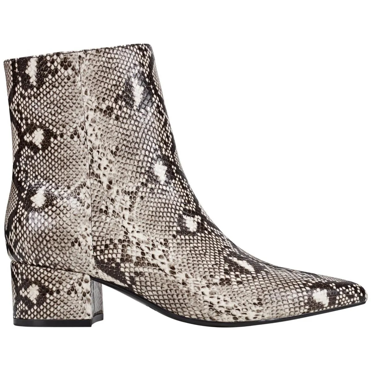 Gismo 3 Womens Block Heel Faux Leather Ankle Boots