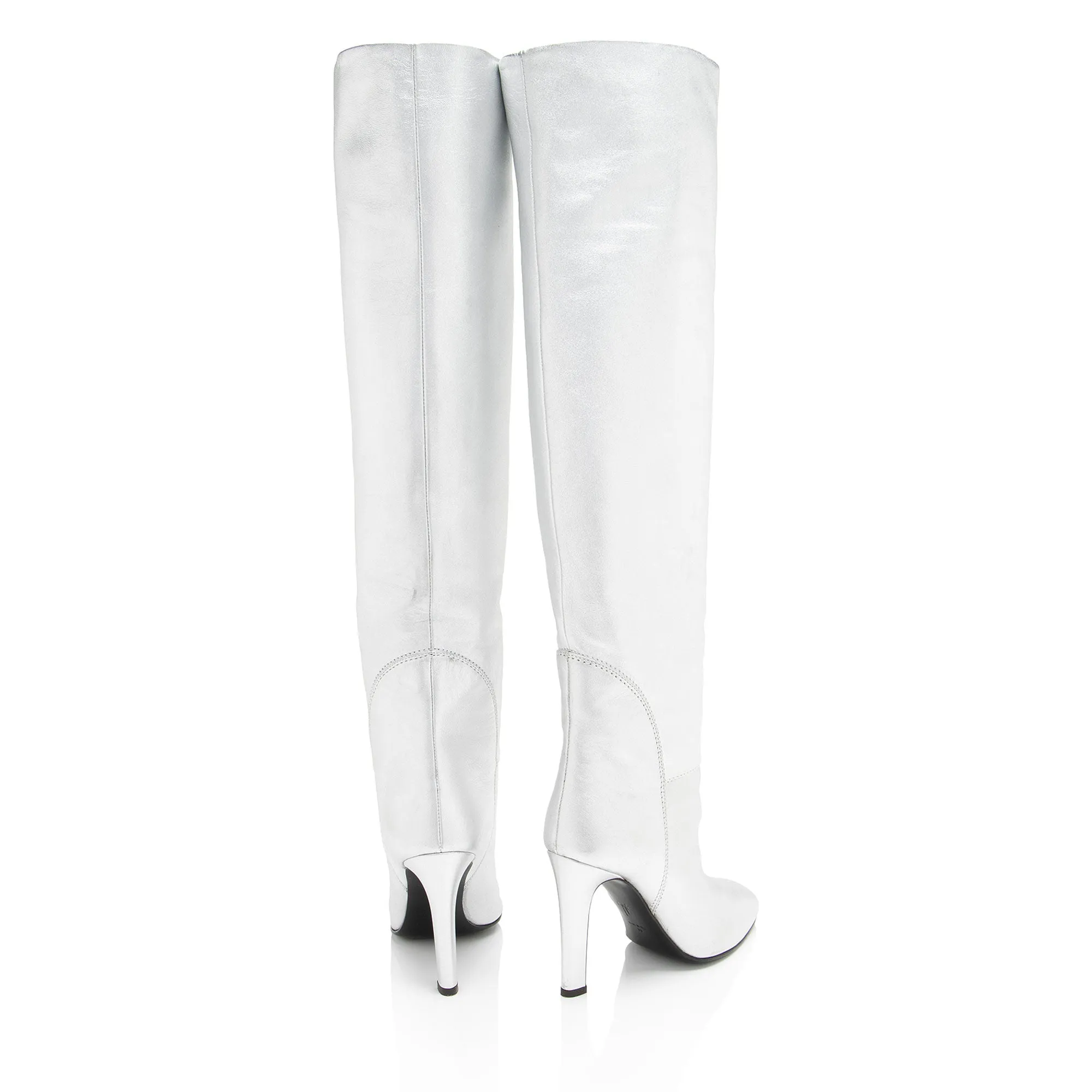 Giuseppe Zanotti Metallic Leather Tall Boots
