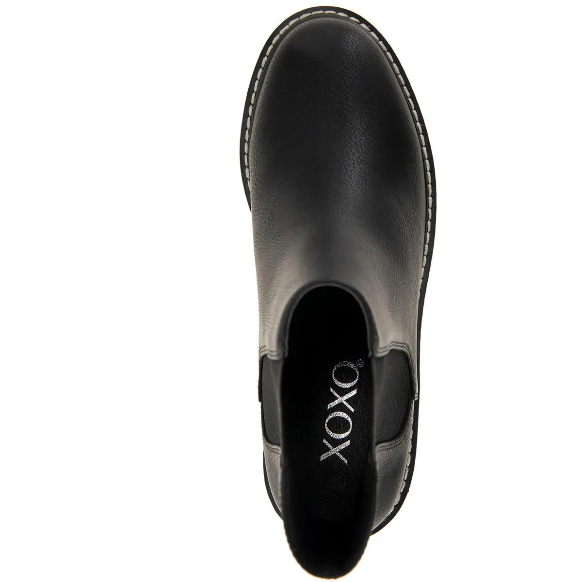 Glo 2 Womens Leather Round Toe Chelsea Boots