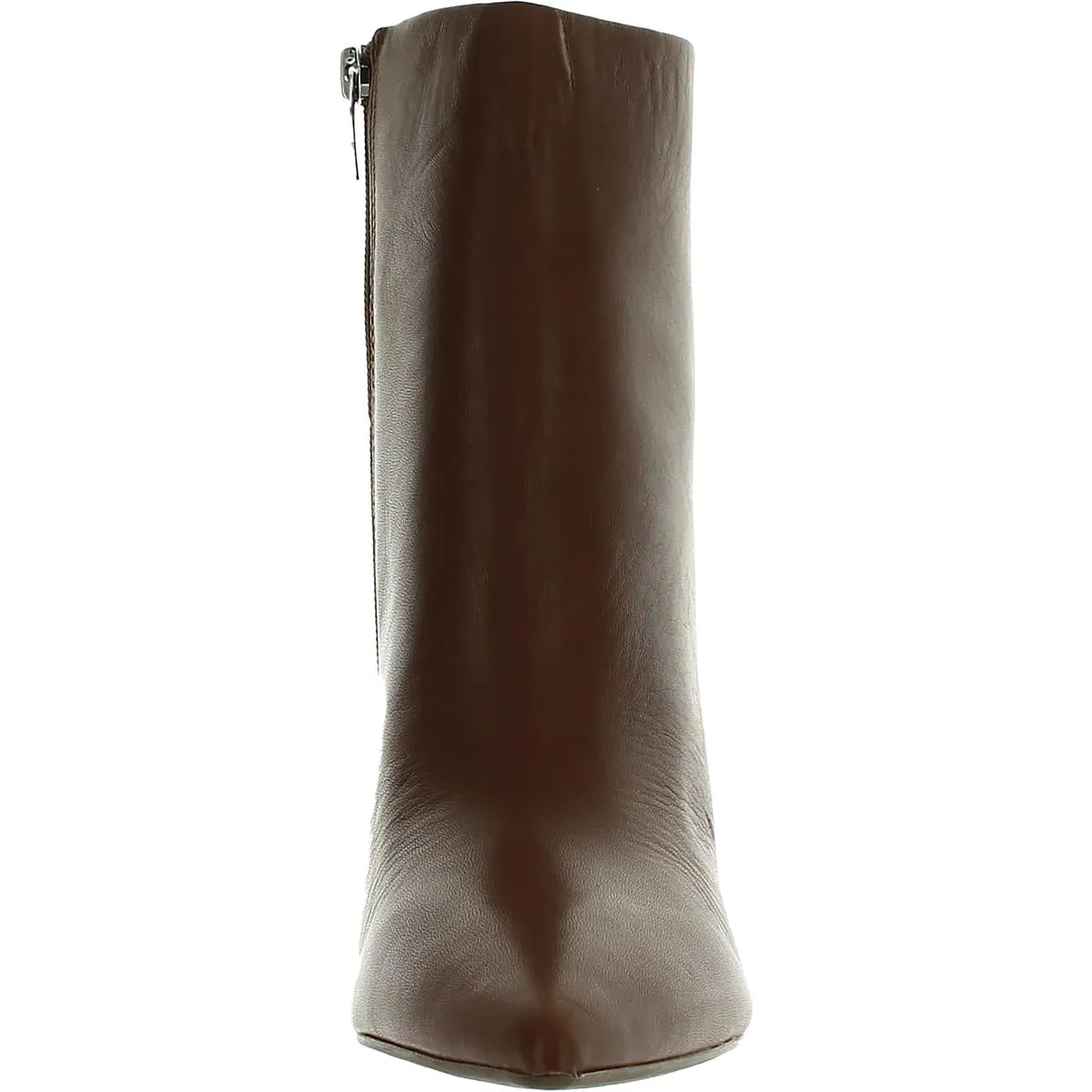 Glorena Womens Leather Pointed Toe Booties