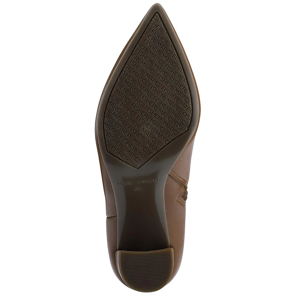Glorena Womens Leather Pointed Toe Booties