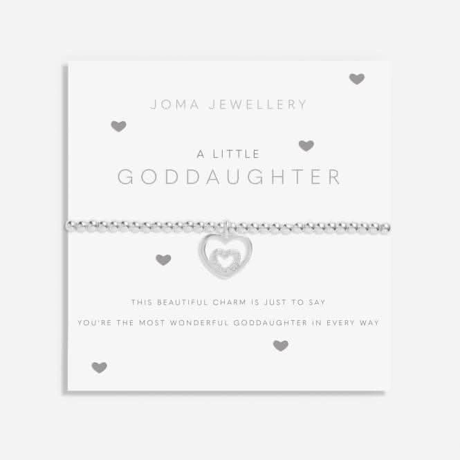 Goddaughter Silver 15.5cm Stretch Bracelet C707