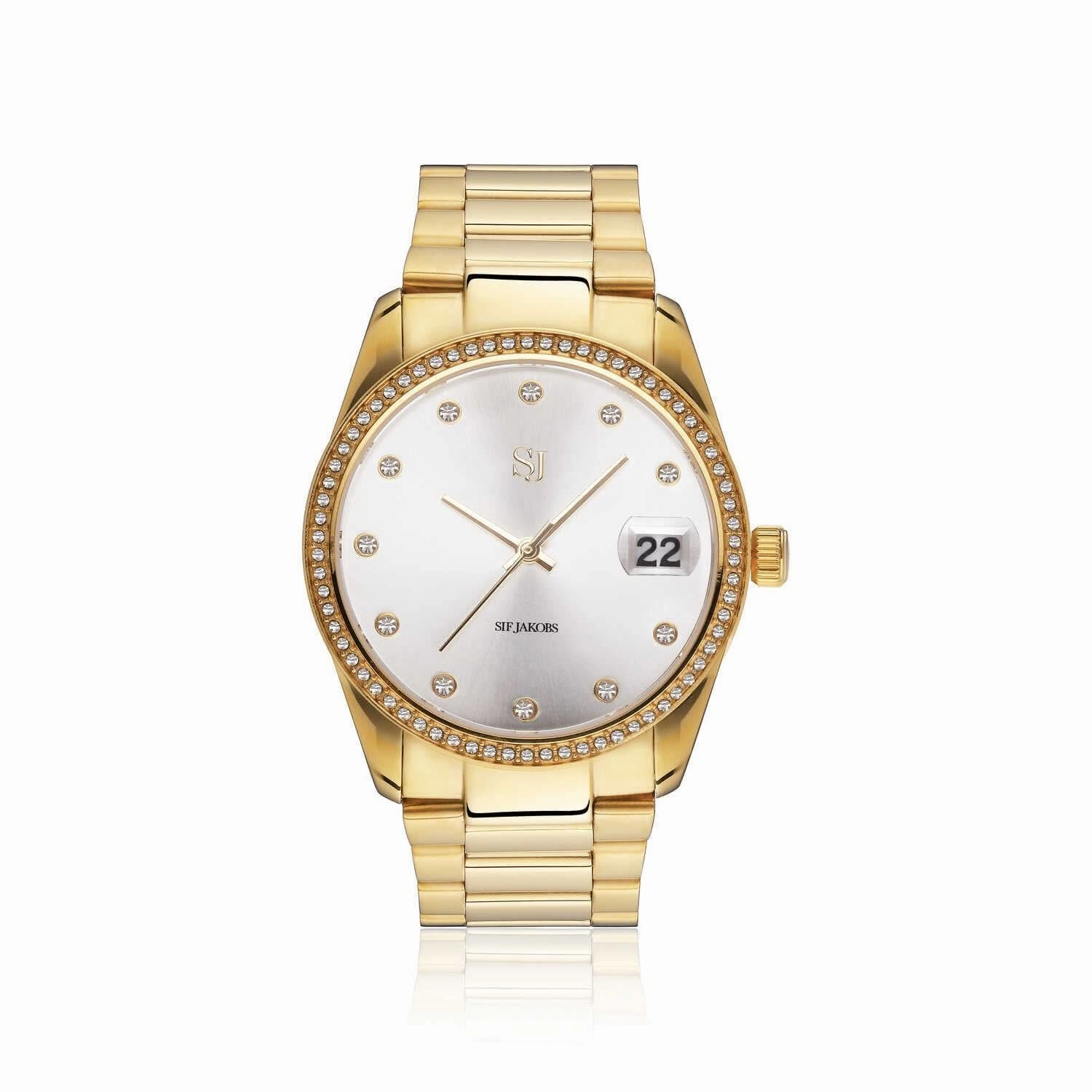 Gold Plated Elektra Set Gold SJ-W1052SET-CZ-YG