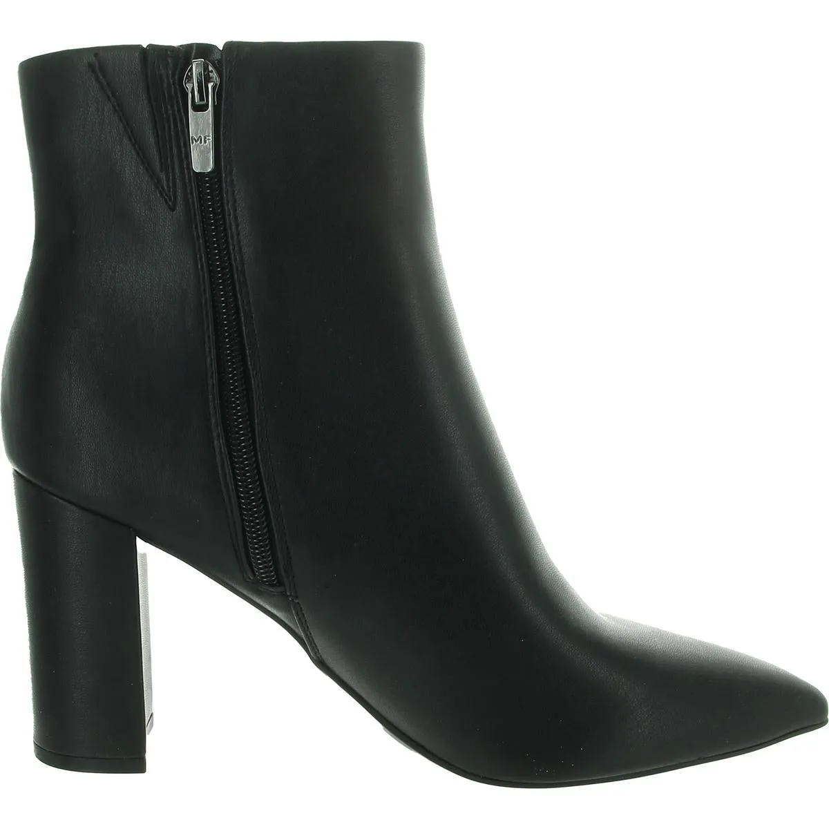 Granita Womens Zipper Faux Leather Ankle Boots