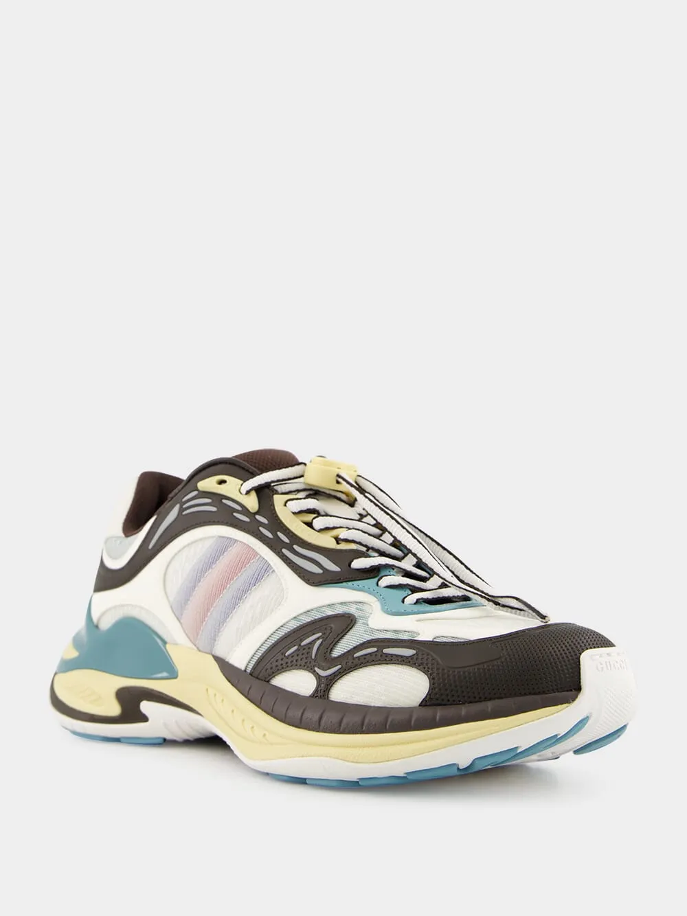 Grey Mesh and Leather 2.0 Sneakers