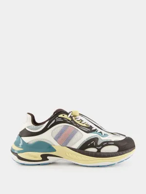 Grey Mesh and Leather 2.0 Sneakers