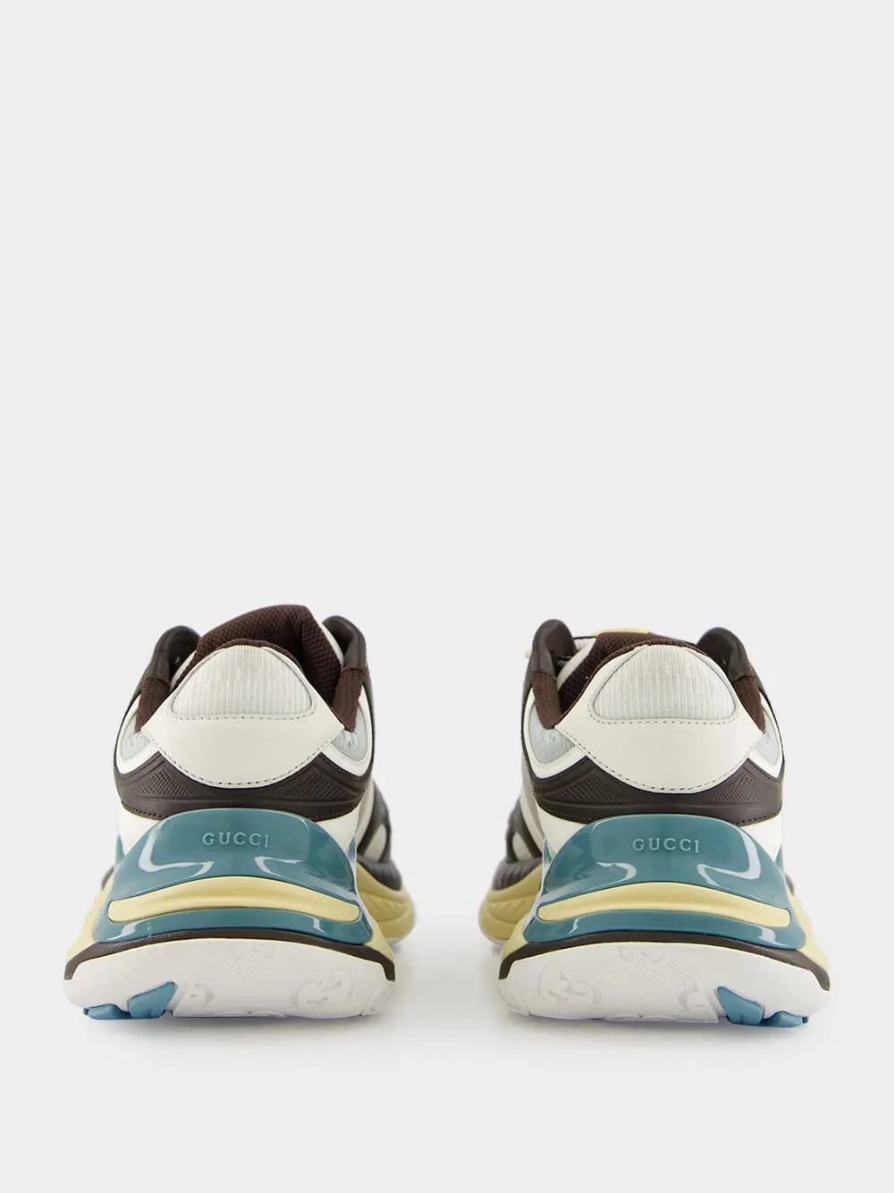 Grey Mesh and Leather 2.0 Sneakers