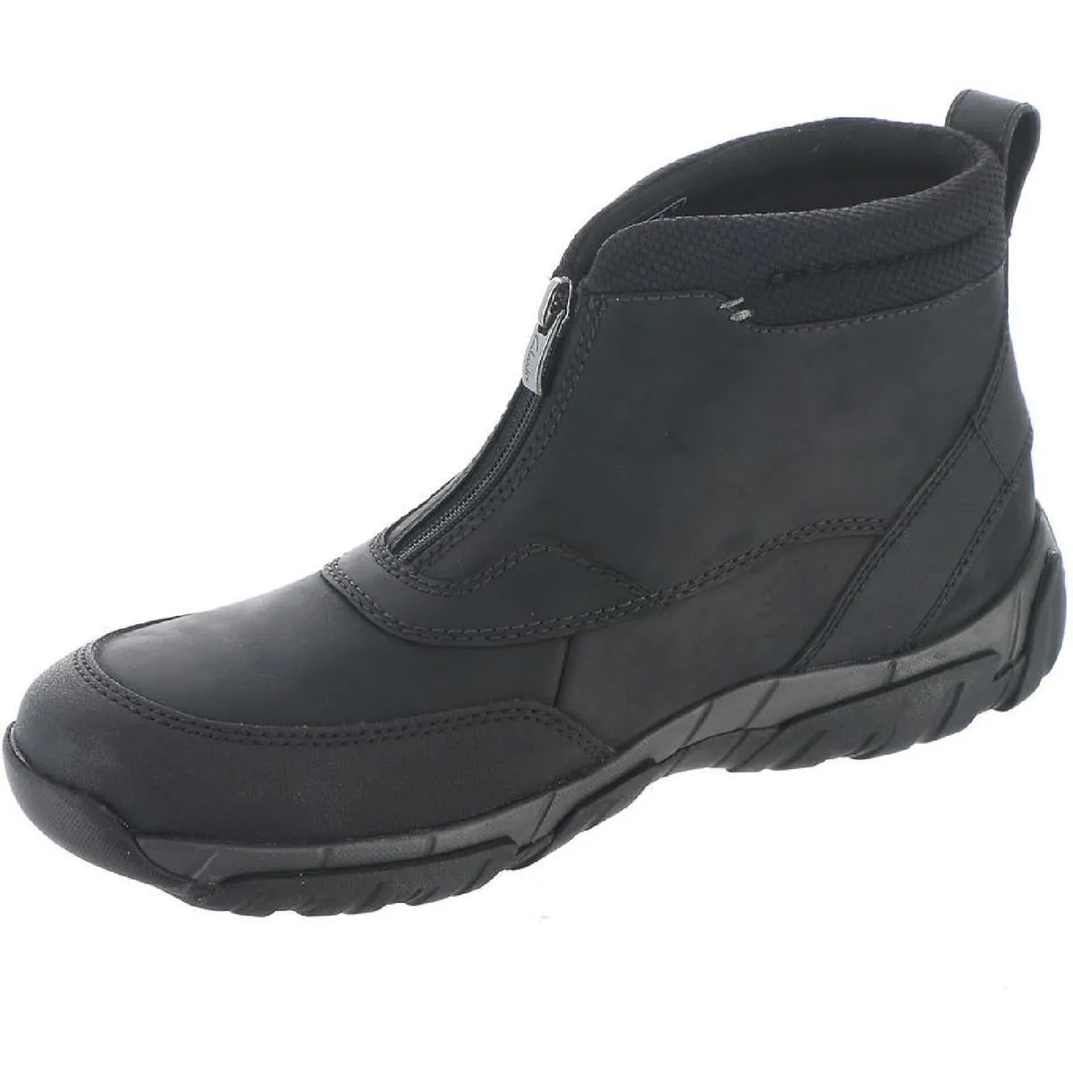 Grove Zip Mens Leather Front Zipper Casual and Fashion Sneakers