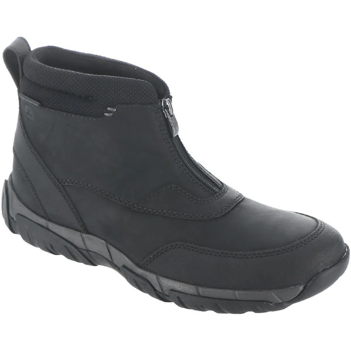 Grove Zip Mens Leather Front Zipper Casual and Fashion Sneakers