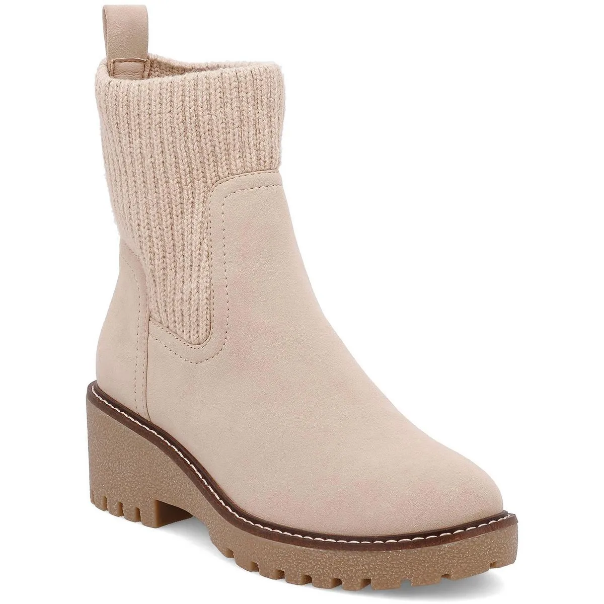 GS1492404 Womens Leather Laceless Ankle Boots