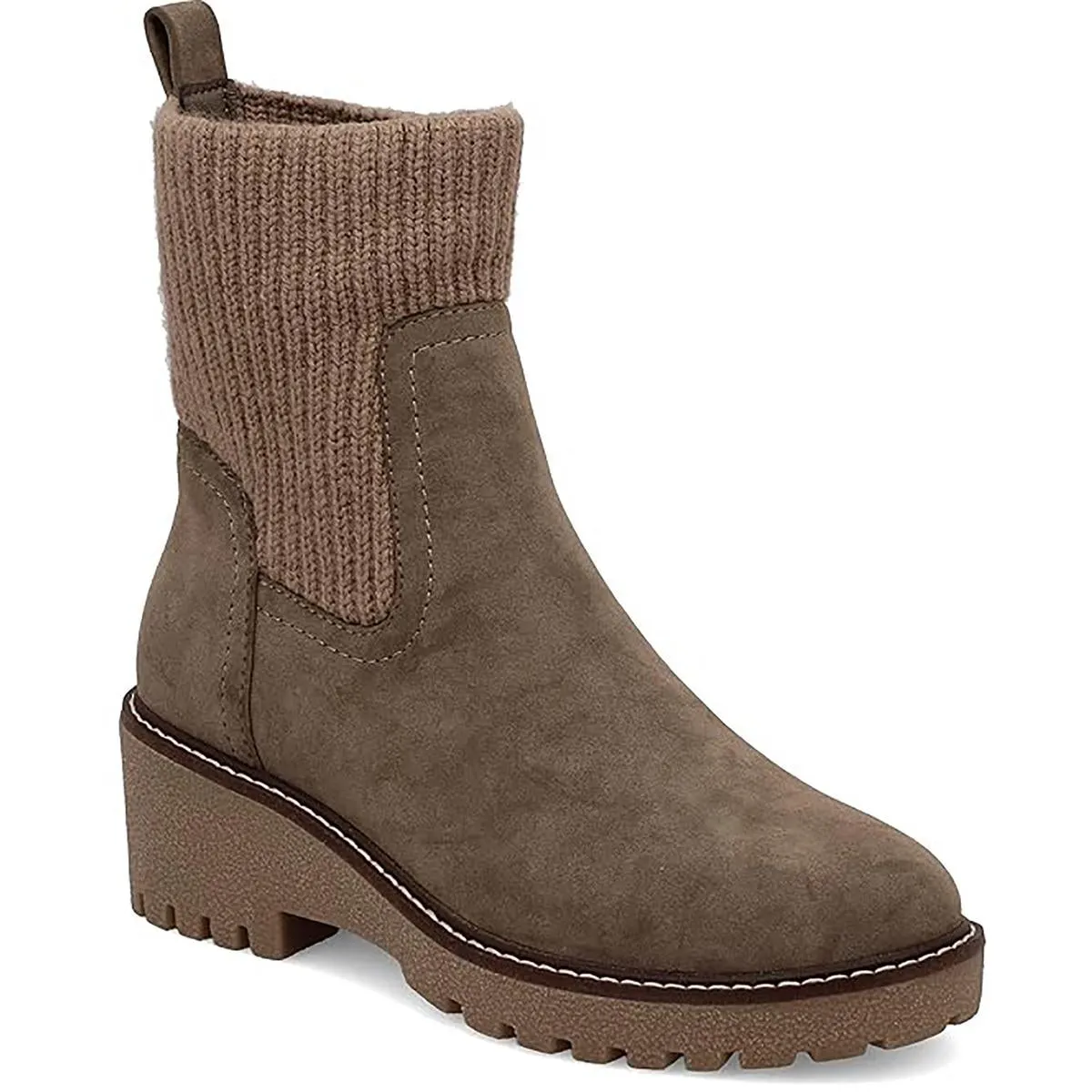 GS1492404 Womens Leather Laceless Ankle Boots
