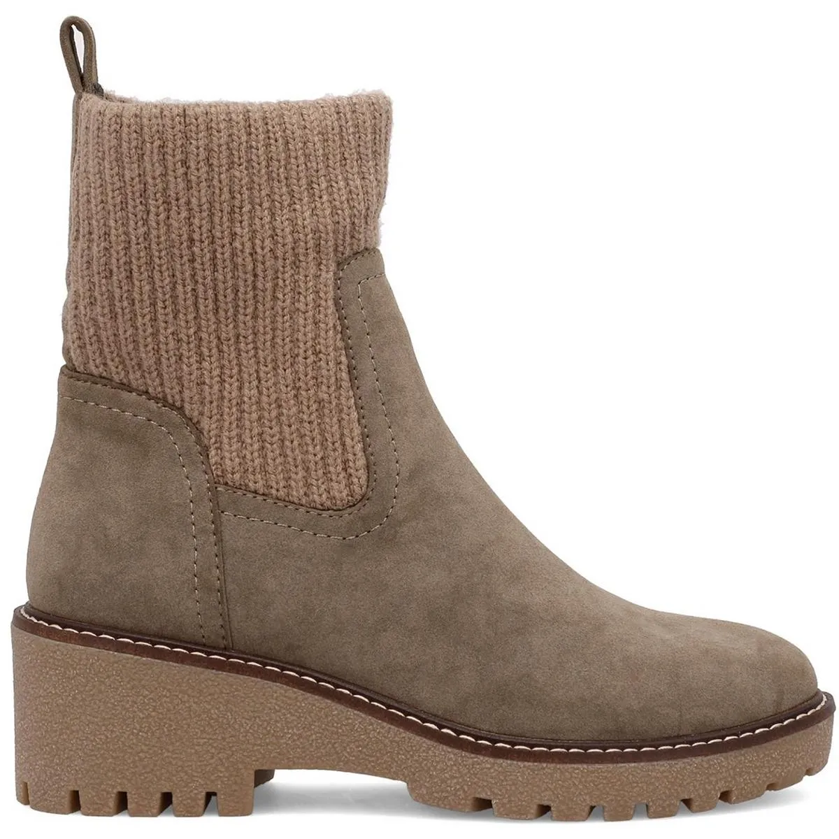 GS1492404 Womens Leather Laceless Ankle Boots