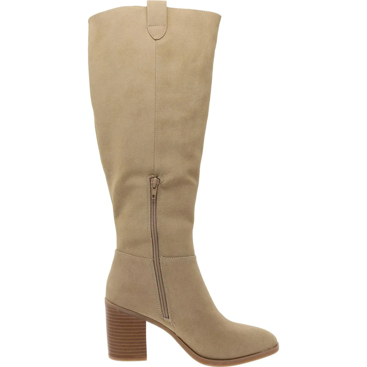Hadley Womens Faux Leather Tall Knee-High Boots