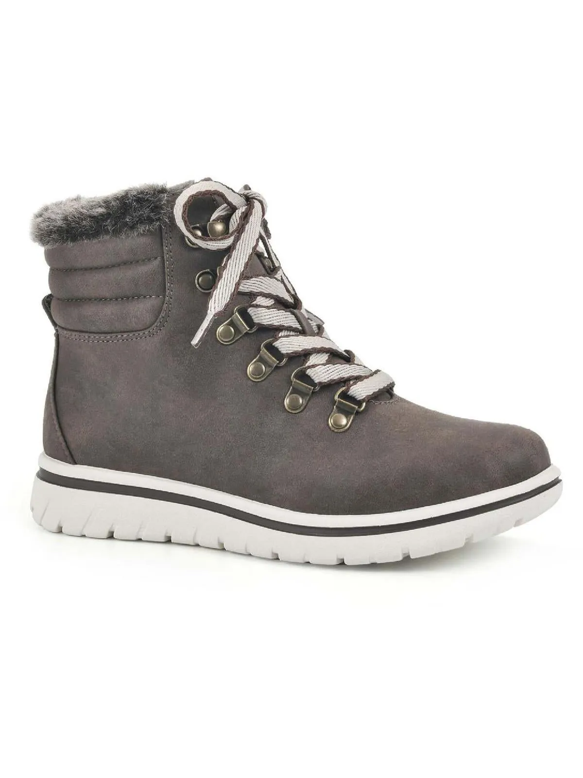 Hallett Womens Memory Foam Lace Up Ankle Boots