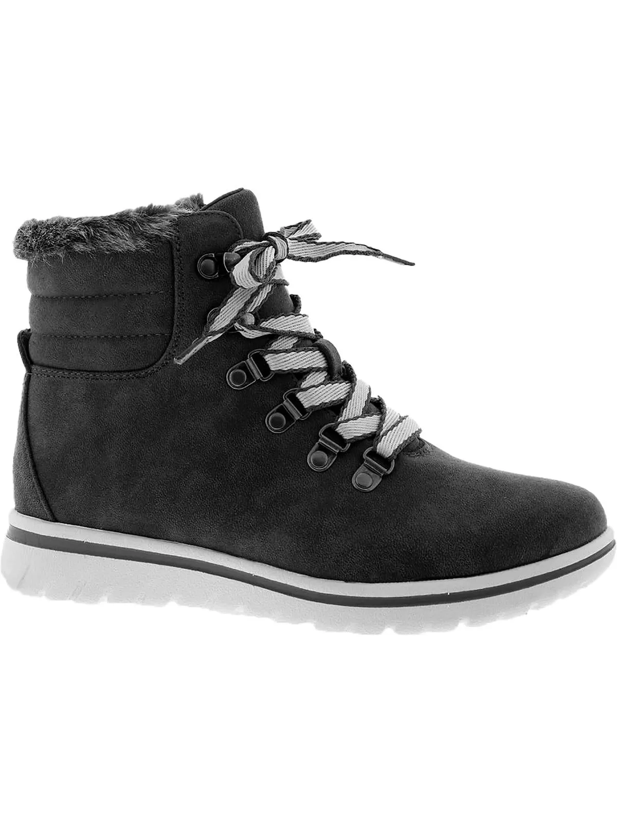 Hallett Womens Memory Foam Lace Up Ankle Boots