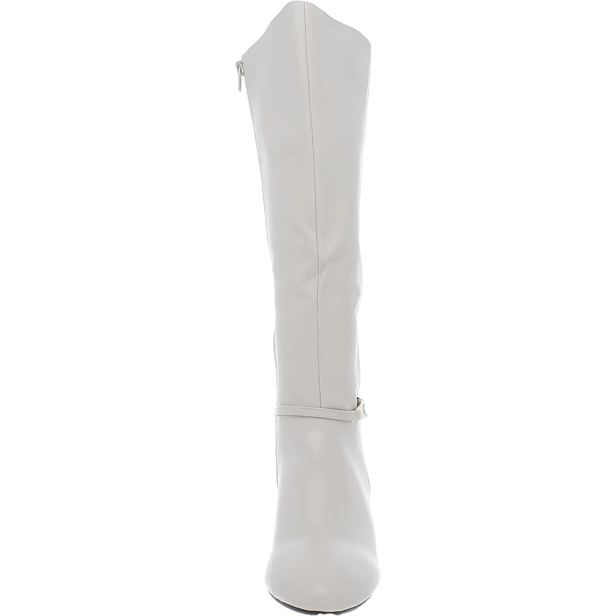 Hanna Womens Faux Leather Wide Calf Knee-High Boots