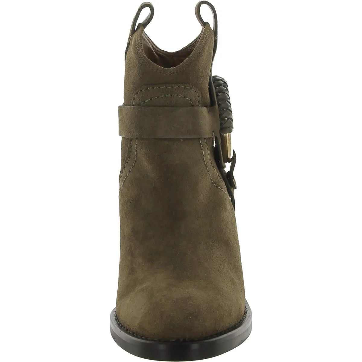 Hanna Womens Suede Pull On Cowboy, Western Boots