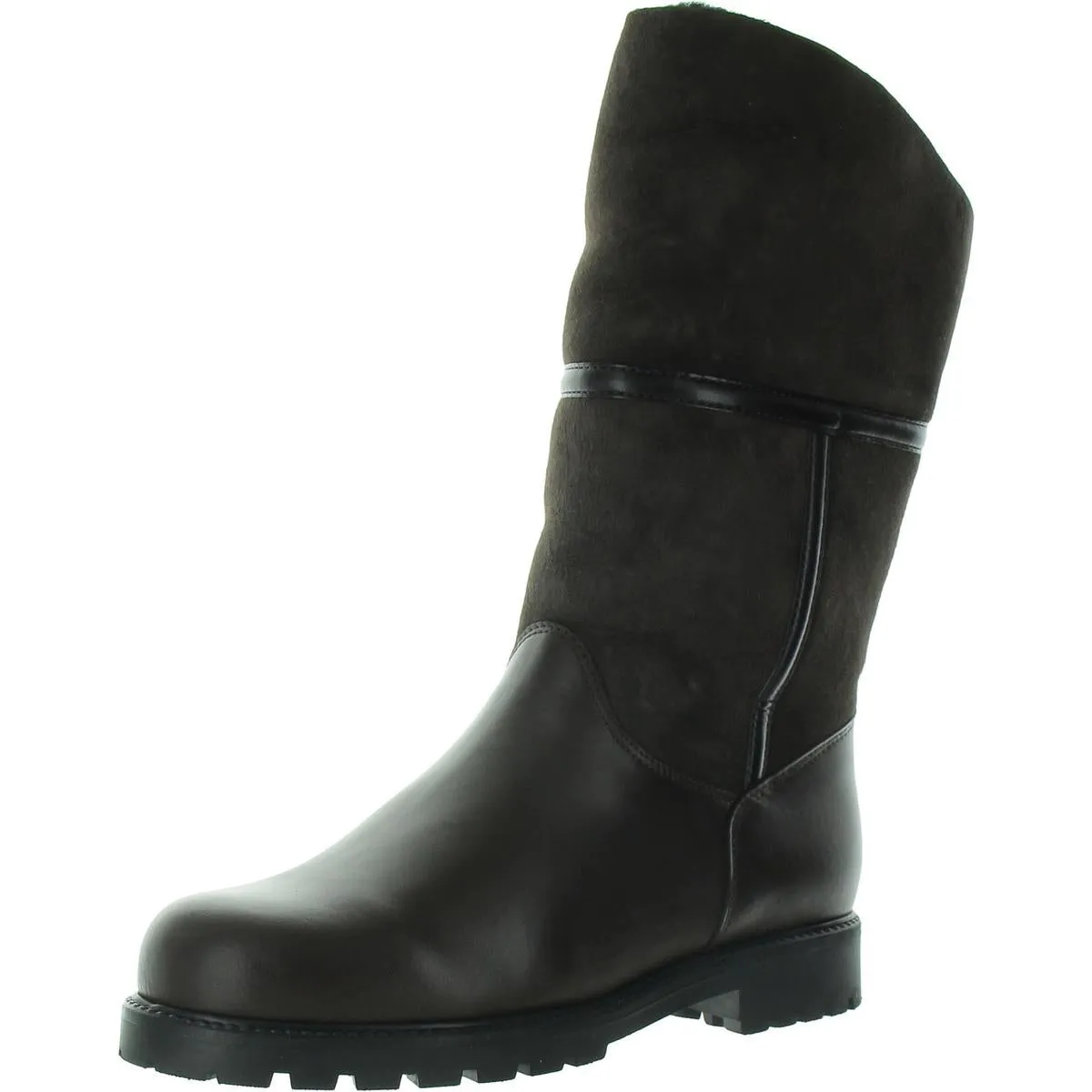 Harlan Womens Faux Fur Lined Fur Mid-Calf Boots