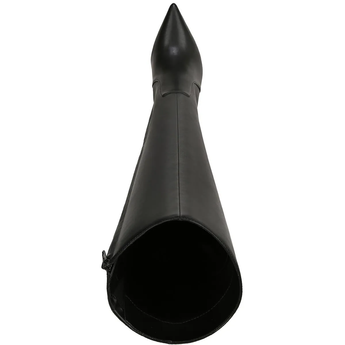 Havannah Womens Faux Leather Pointed Toe Knee-High Boots